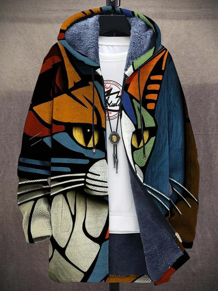 Reese™ - Abstract Cat Hoodie